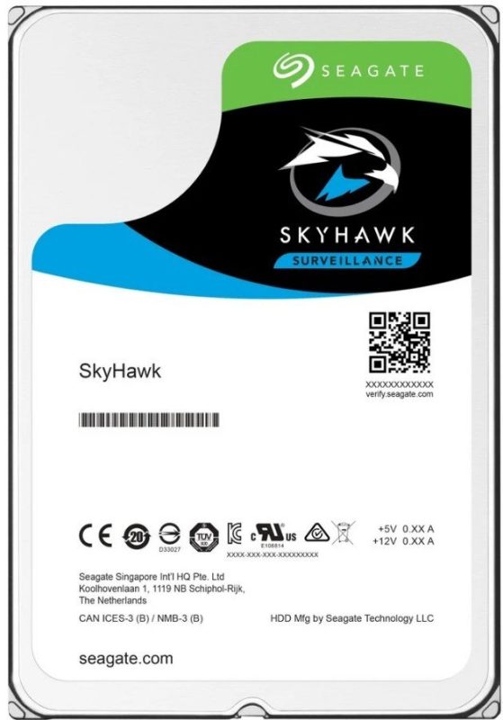 Seagate HDD 18000 GB (18 TB) SATA-III SkyHawkAI (ST18000VE002)