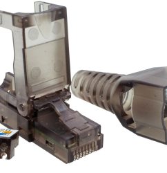 SUPRLAN Коннектор 8P8C UTP 6A (RJ-45) безынструментальный (10-0239)