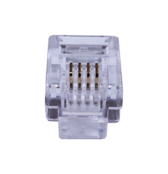SUPRLAN Коннекторы 4P4C (RJ-11) (100шт) (10-0229)