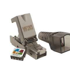 SUPRLAN Коннектор 8P8C STP 6A (RJ-45) безынструментальный (10-0240)