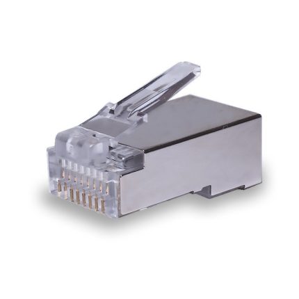 SUPRLAN Коннекторы 8P8C FTP Cat.5e (RJ-45) 2pb (100шт) (10-0234)