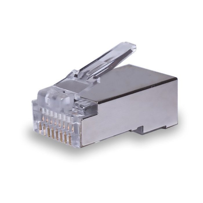 SUPRLAN Коннекторы 8P8C FTP Cat.5e (RJ-45) 2pb (100шт) (10-0234)