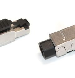 Hyperline PLUF-8P8C-S-C6A-SH