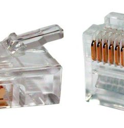 Hyperline PLUG-6P6C-P-C2-100 (100 шт)