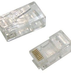 Hyperline PLUG-8P8C-U-C5-100 (100 шт)