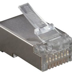 Hyperline PLUG-8P8C-U-C6-SH-100 (100 шт)