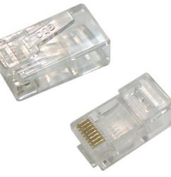 Прочие зарубежные RJ-45 джек (8P8C) (100 шт)