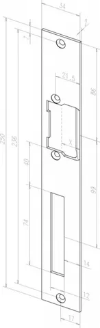 Eff-Eff Eff-Eff HZF(033 02) (-------03302-05) лицевая панель серая