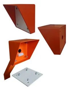 Магнито-Контакт Кожух защитный от стойки для считывателя Аякс 170х180 мм, оранжевый