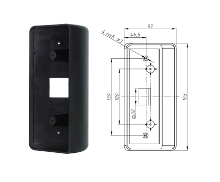 RusGuard Кронштейн угловой настенный для терминала R20-Face (5W)