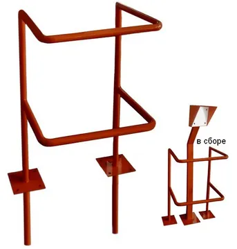 Магнито-Контакт Ограждение стойки считывателя ОС-1 "Аякс", цвет оранжевый, под бетонирование