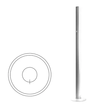 OXGARD Стойка ограждения базовая с отверстием под фиксатор OXGARD Стойка ограждения базовая с отверстием под фиксатор