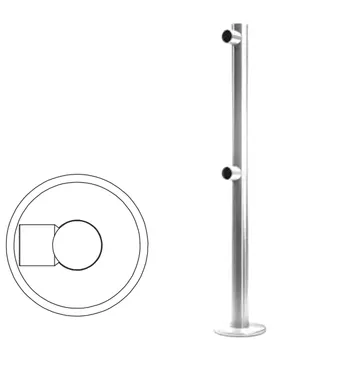 OXGARD Стойка ограждения односторонняя OXGARD Стойка ограждения односторонняя