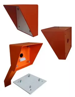 Магнито-Контакт Кожух защитный от стойки для считывателя Аякс 300х400 мм, оранжевый