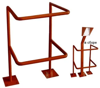 Магнито-Контакт Ограждение стойки считывателя ОС-1 "Аякс", цвет оранжевый, на асфальт