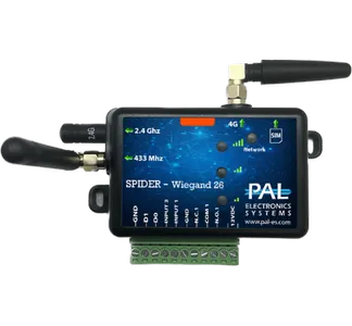 PAL Electronics Systems Ltd SPIDER Wiegand 26 PAL Electronics Systems Ltd SPIDER Wiegand 26