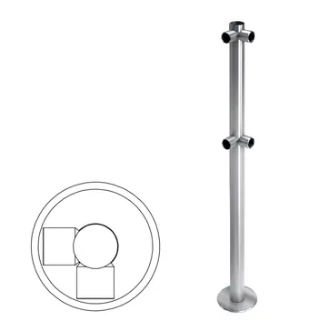 OXGARD Стойка ограждения L-образная OXGARD Стойка ограждения L-образная