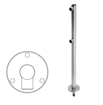 OXGARD Стойка ограждения съемная односторонняя