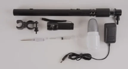 dip34 Комплект для проверки тепловых и дымовых извещателей с переходником на штангу и штангой 3м