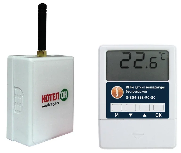 ИПРо Котел.ОК 2.0 с беспроводным термодатчиком ИПРо Котел.ОК 2.0 с беспроводным термодатчиком