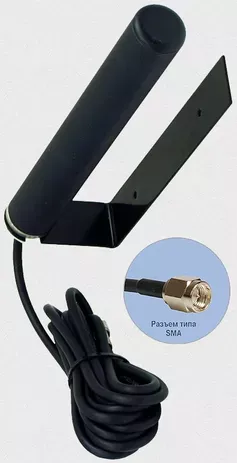 Антей-Ко Антей 909 SMA 5м, на кронштейне, 5,5dB