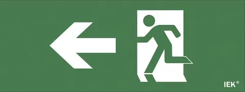 IEK Этикетка самоклеящаяся 240х90мм "Фигура/стрелка влево" (LPC10-1-24-09-FNAL)