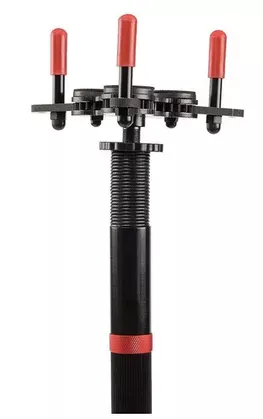 dip34 Универсальный съёмник пожарных извещателей, штанга телескопическая, 3х секционная 1.7-4.5 метра